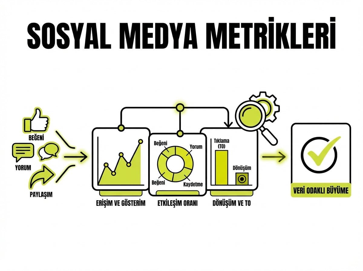 Sosyal Medya Metrikleri: Vanity vs. Anlamlı Performans Krizi ve Profesyonel Ölçümleme (2026)